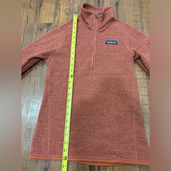 Patagonia Women’s Better Sweater 1/4 Zip Orange XS - Picture 8 of 10